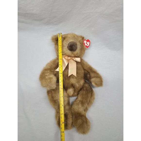 Vintage TY Beanie Baby Ginger 1996 Large Soft Plush Toy Teddy Bear with Tags - Picture 6 of 10